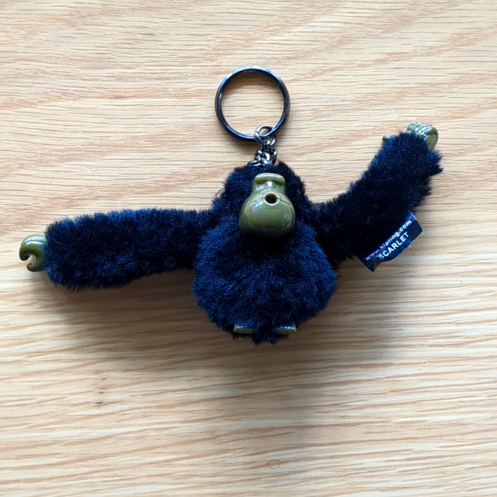 Kipling Monkey Keychain Scarlet